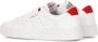 Adidas Stijlvolle lage schoen in Cloud White Scarlet Zwart White Dames - Thumbnail 12