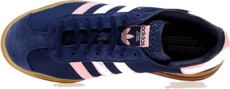 Adidas Stoere Gazelle Donkerblauw Roze Spark Blue Dames