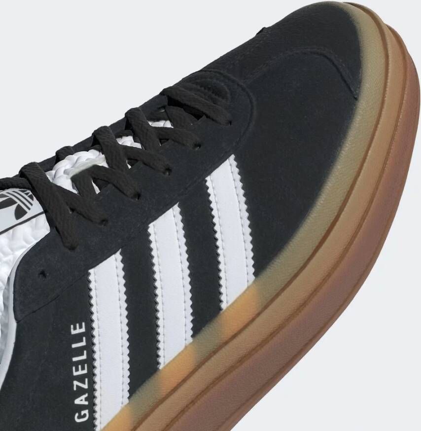 Adidas Stoere Gazelle Sneakers Zwart Wit Black Heren