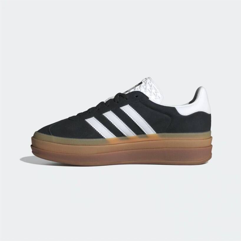 Adidas Stoere Gazelle Sneakers Zwart Wit Black Heren