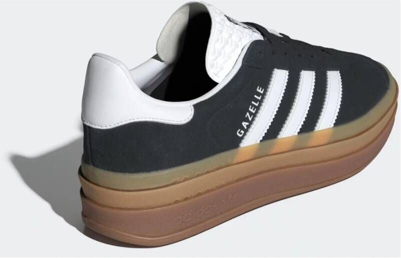 Adidas Stoere Gazelle Sneakers Zwart Wit Black Heren