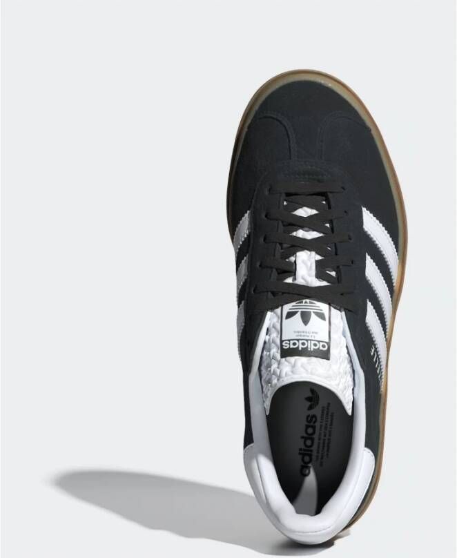 Adidas Stoere Gazelle Sneakers Zwart Wit Black Heren