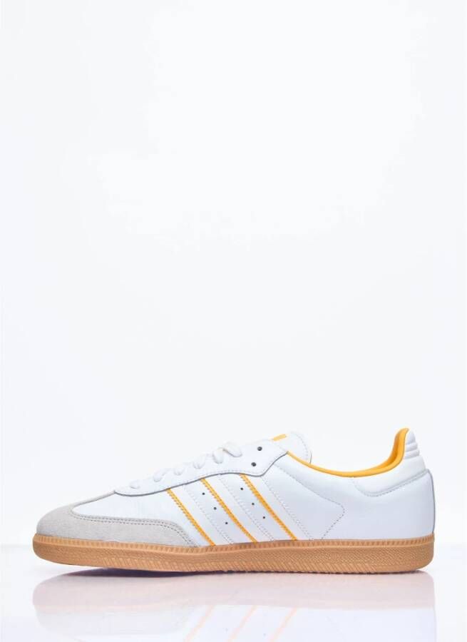 Adidas Suede Panel Sneakers White Heren