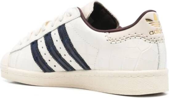 Adidas Wales Bonner Krokodillenprint Lage Sneakers White Dames