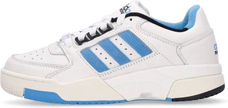 Adidas Wit Blauw Tennis Sneaker Torsion Response White Dames