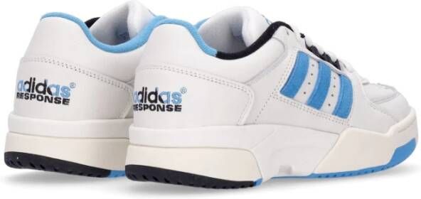 Adidas Wit Blauw Tennis Sneaker Torsion Response White Dames