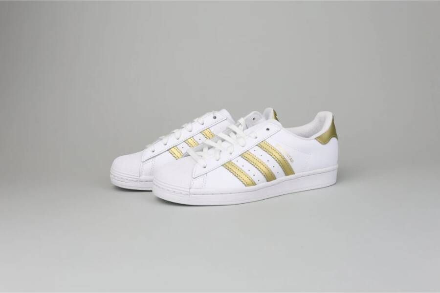 Adidas Wit Goud Metallic Sneakers White Heren