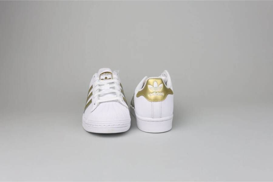 Adidas Wit Goud Metallic Sneakers White Heren