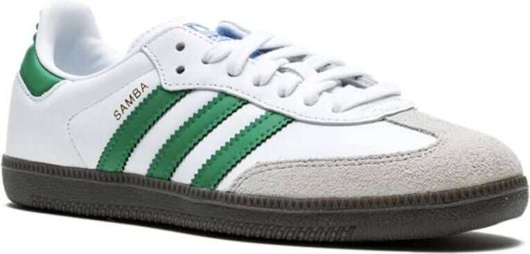 Adidas Witte Groene Samba OG Sneakers White Heren