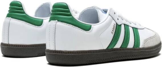 Adidas Witte Groene Samba OG Sneakers White Heren