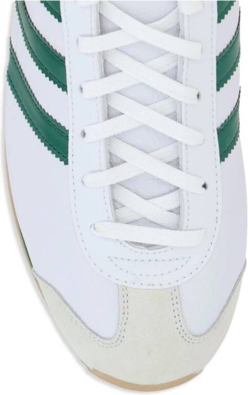 Adidas Witte lage leren sneakers Green Heren