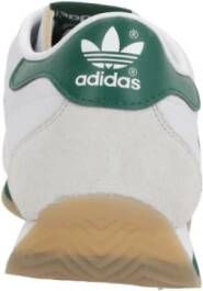 Adidas Witte lage leren sneakers Green Heren