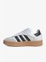 Adidas Witte Leren Sneakers met Ronde Neus White Heren - Thumbnail 3