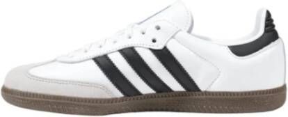 Adidas Witte Leren Sneakers met Rubberen Zool White Dames