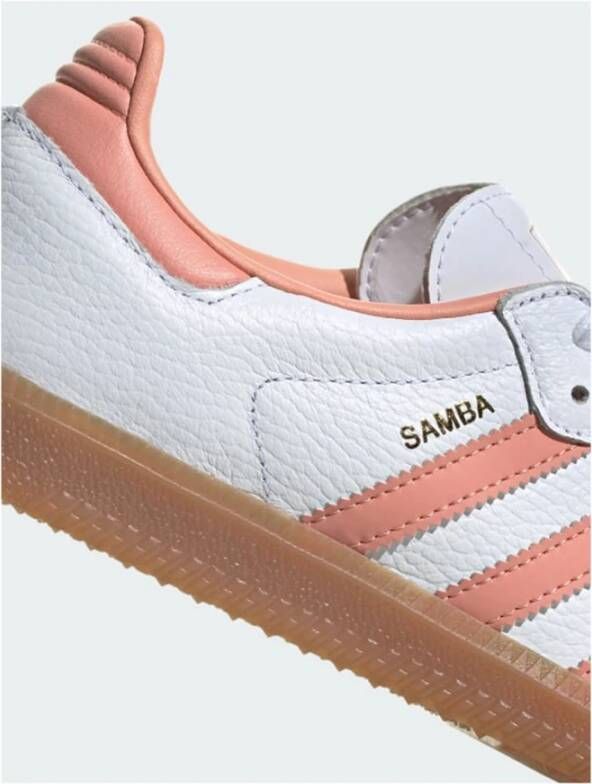 Adidas Witte Samba OG Leren Sneakers White Dames