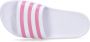 Adidas Witte Slippers 3-Stripes Roze Multicolor - Thumbnail 13