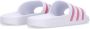 Adidas Witte Slippers 3-Stripes Roze Multicolor - Thumbnail 14