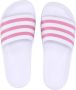 Adidas Witte Slippers 3-Stripes Roze Multicolor - Thumbnail 15