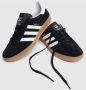 Adidas Zwarte Gazelle Indoor Sneakers Suède Black Heren - Thumbnail 2