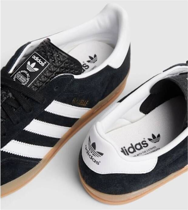 Adidas Zwarte Gazelle Indoor Sneakers Suède Black Heren