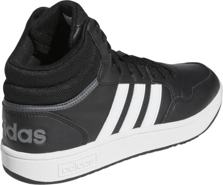 Adidas Zwarte Hoops 3.0 Mid Sneakers Black Heren