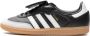 Adidas Zwarte Leren Sneakers met Witte Banden Black Heren - Thumbnail 5