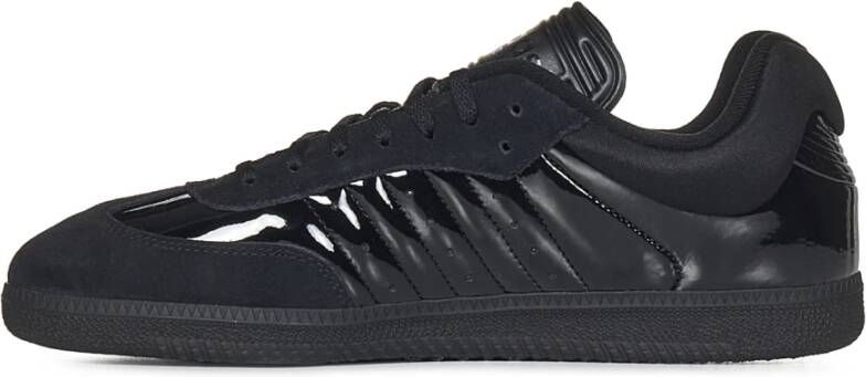 Adidas Zwarte Leren Sneakers voor Mannen Black Heren