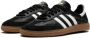 Adidas Zwarte Samba Decon Leren Sneakers Black Heren - Thumbnail 4