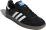 Adidas Zwarte Samba OG Leren Sneakers Black Unisex - Thumbnail 2