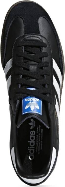 Adidas Zwarte Samba OG Leren Sneakers Black Unisex