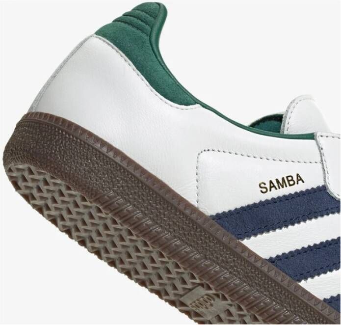 Adidas Zwarte Samba OG Leren Sneakers Multicolor Heren