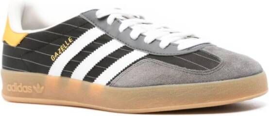 Adidas Zwarte Sneakers met 3-Stripes Logo Black Heren