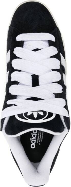 Adidas Zwarte Sneakers met Handtekening Strepen Black Heren