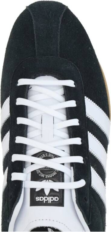 Adidas Zwarte Suède Lage Sneakers Black Heren