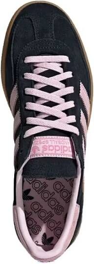 Adidas Zwarte Suède Sneakers met Roze Strepen Black Dames