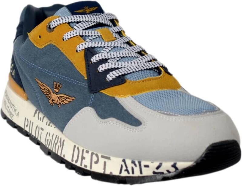 aeronautica militare Hardloopschoenen Lichtblauw Blue Heren