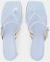 Aeyde Blauwe Patentleren Instap Sandalen Blue Dames - Thumbnail 4