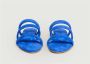 Aeyde Blauwe Suède Strappy Sandalen Blue Dames - Thumbnail 4