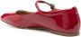 Aeyde Cranberry Patent Square Toe Ballet Flats Red Dames - Thumbnail 2