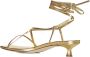 Aeyde Gouden Sandalen Paige Stijl Beige Dames - Thumbnail 3