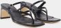 Aeyde Zwarte Leren Sandalen Slip-On Stijl Black Dames - Thumbnail 10