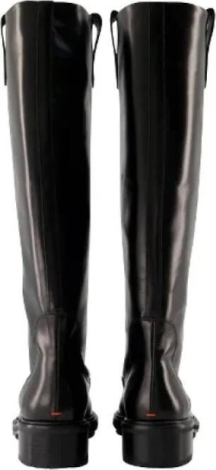 aeyde Leather boots Black Dames