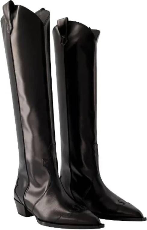 aeyde Leather boots Black Dames