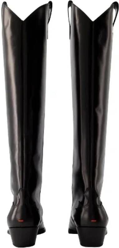 aeyde Leather boots Black Dames