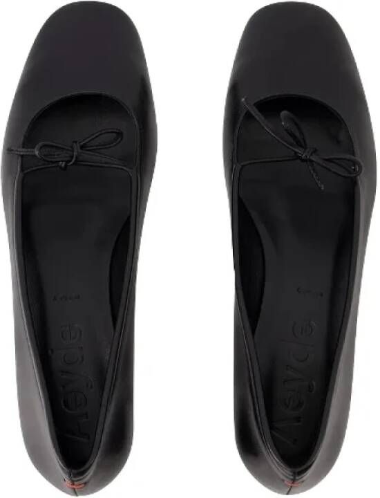 aeyde Leather flats Black Dames