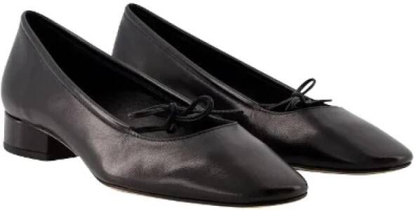 aeyde Leather flats Black Dames