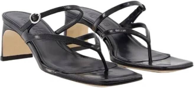 aeyde Leather sandals Black Dames