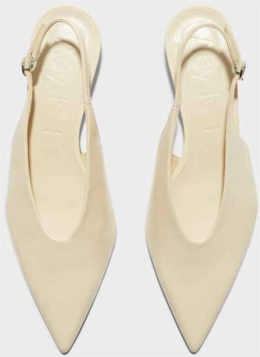 aeyde Nappa Leren Schoenen Beige Dames