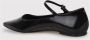 Aeyde Oil-Slick Leren Mary-Jane Ballet Flats Black Dames - Thumbnail 4