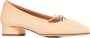 Aeyde Puntige Neus Ballet Flats Perzik Roze Beige Dames - Thumbnail 4